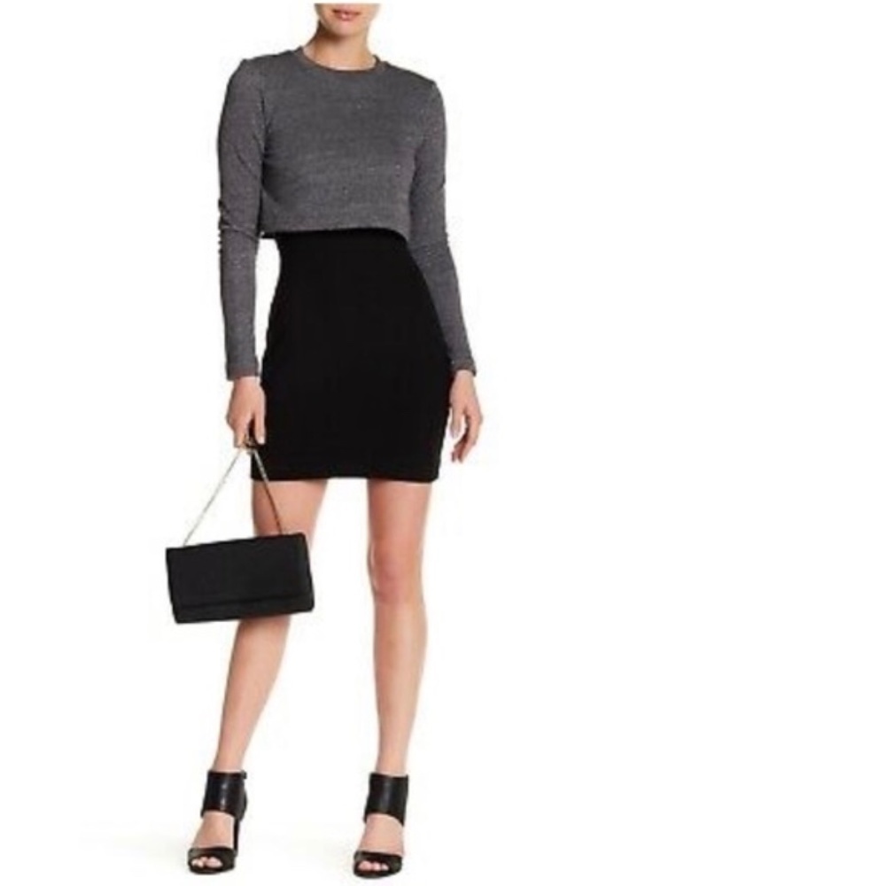 NWT Nicole Miller Artelier Bodycon Combo Dress Sz. 8